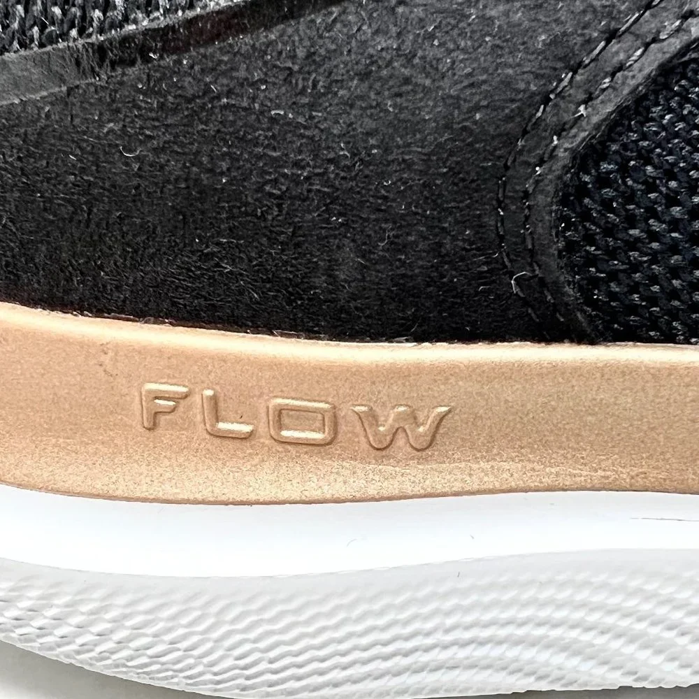 Under Armor Womens Flow Synchronicity Black Rose Gold Metallic Size 10.5 US NWOB